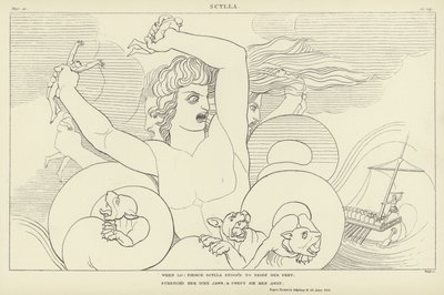 Scylla door John Flaxman